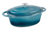 Kasserole mit Deckel oval 4l ocean