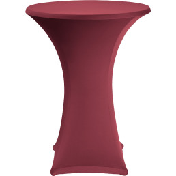 Stehtischbezug Ø 70 cm bordeaux