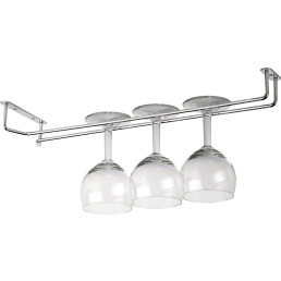 Gläserschiene verchromt 25cm