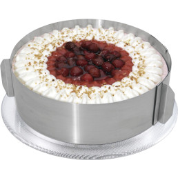 Tortenring mit Skala, extra hoch