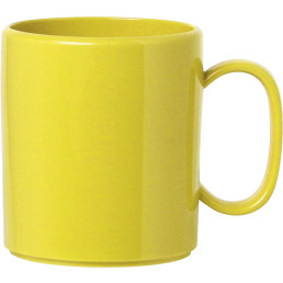 Becher "Colour" mit Henkel gelb