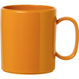Becher "Colour" mit Henkel orange