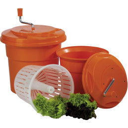 Salatschleuder manuell orange 25l