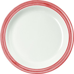 Teller flach "Colour" Ø19,5cm Melamin cherry-rot