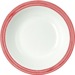 Teller tief "Colour" Ø20,5cm 600ml Melamin cherry-rot