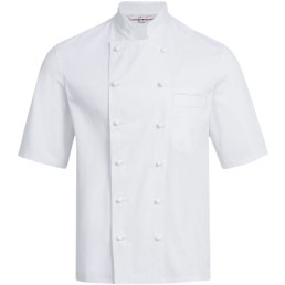 Kochjacke Herren, Brustleistentasche, halbarm Größe S
