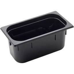 GN Behälter 1/3 Polycarbonat schwarz T: 150mm