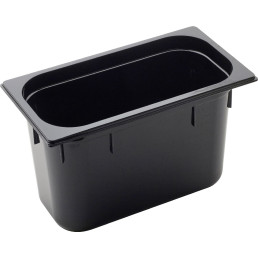 GN Behälter 1/3 Polycarbonat schwarz T: 200mm
