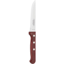 Steak-/Pizzabesteck "Churrasco" Messer L: 23,5cm mahagoni