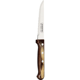 Steak-/Pizzabesteck "Churrasco" Messer L: 23,5cm braun