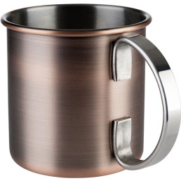 Becher "Moscow Mule" Antik-Kupferlook, glatt, matt, Ø 9,0 cm, H: 9,0 cm, 0,45 L