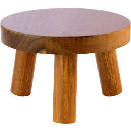 Buffetständer "Holzfuß" Ø 15 cm, H: 10 cm