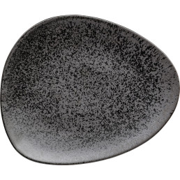 Porzellanserie „Ebony" Teller flach 30,6x26cm