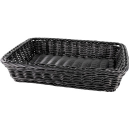 Korb GN 1/2, H: 6,5cm schwarz