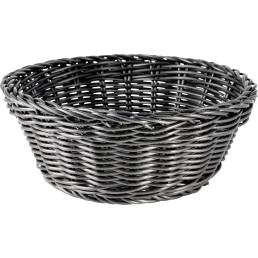 Korb rund 20x8cm schwarz