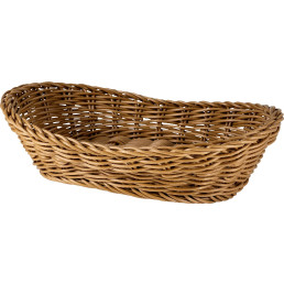Korb Boot 26x17x8cm braun