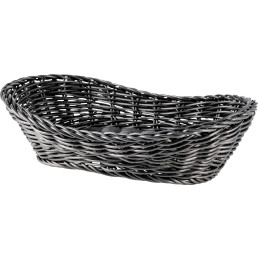 Korb Boot 26x17x8cm schwarz