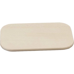 Holz-Schneidbrettchen eckig