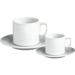 Hotelporzellan "Curved" Tasse Obere Kaffee