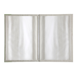 Speisekarte "Felia" A4 schwarz + grau