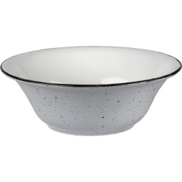 Porzellanserie "Granja" grau Schüssel, 18,5 cm