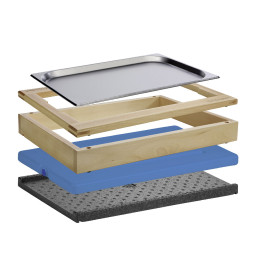 Modul ICE "Wood" Buche hell 6,5cm