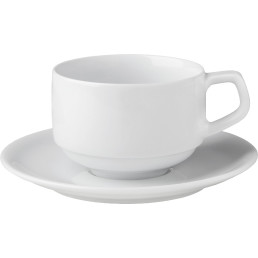 Hotelporzellan "Rotondo" Tasse stapelbar Espresso obere