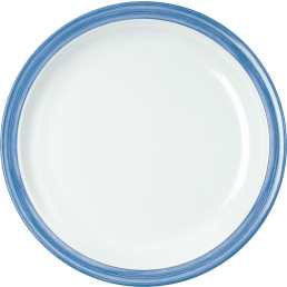 Teller flach "Colour" Ø23,5cm Melamin blau