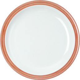 Teller flach "Colour" Ø23,5cm Melamin orange