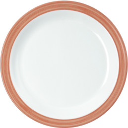 Teller flach "Colour" Ø19,5cm Melamin orange