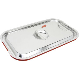 GN-Deckel mit Silikondichtung Edelstahl für 1/1 GN