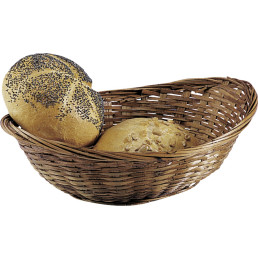 Brot-/Servierkorb dunkel gebeizt