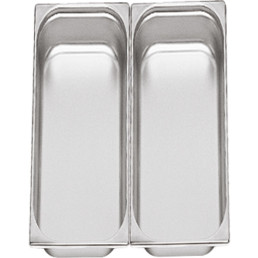 GN-Behälter 2/4 Edelstahl 150mm