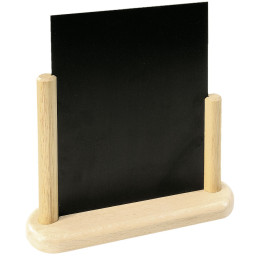 Tischtafel inkl. Gestell aus Holz natur A5