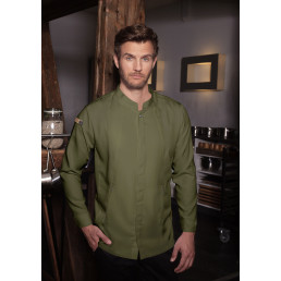 Kochjacke Herren "Green-Generation", moosgrün 48