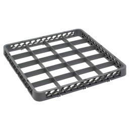 Tassenkorb/Gläserkorb 20 Fächer geteilter Aufsatz