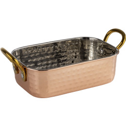 Servierartikel "Mumbai" rechteckig mit Griffen, LxBxH: 14,5x9,7x4,8 cm