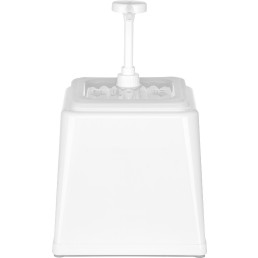 Pump-Soßenspender 2,5L weiß