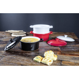 Mini-Casserole "Lexa" Ø12,5cm H:6,5cm schwarz