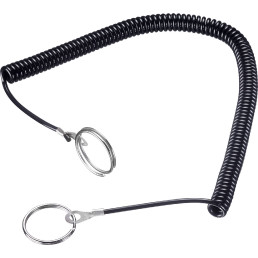 Spiralkette mit 2 Ringen