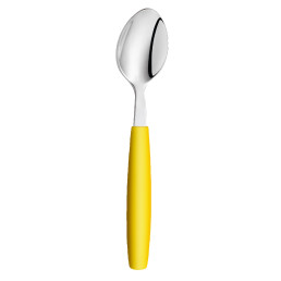 Besteckserie "Colour" gelb Dessertlöffel
