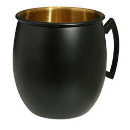 Rooftop schwarz-gold Becher "Moscow Mule"