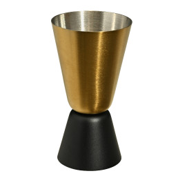 Rooftop schwarz-gold Cocktail-Doppelmaß