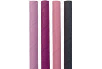 Trinkhalme aus Papier Jumbo farbig gemischt 