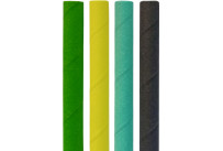 Trinkhalme aus Papier Jumbo farbig gemischt 