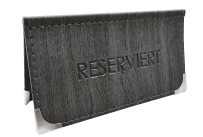 Reserviert Aufsteller 