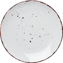 Teller flach Coup-Form "Granja" weiß 20,5 cm