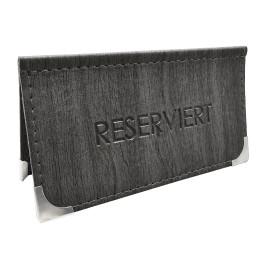 Reserviert Aufsteller "Madera" anthrazit