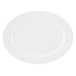 Porzellanserie "Verve" Platte oval 32x24,5cm