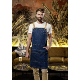 Latzschürze Denim Urban-Style